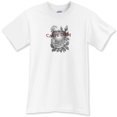 Carpe Diem tattoo Style T-Shirt - Carpe Diem Tattoo Heart - Thread Haus Tees 