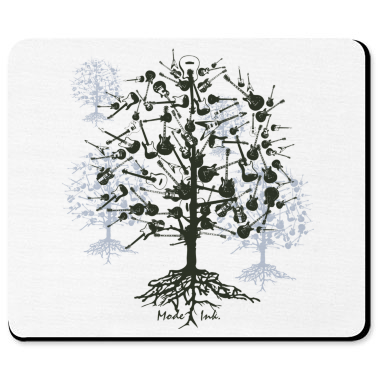 tree roots tattoo. Guitar Tree Roots Mousepad