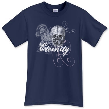 Eternity Skull Grunge Design