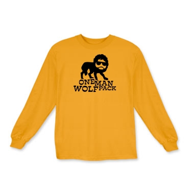 One Man Wolf Pack Kids Tee Shirt