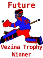 This Future Vezina Trophy Winner t-shirt or sweatshirt is the perfect reminder for any goalie who has a goal of getting to the top of the goaltending world.