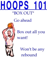 Our "Box Out" design on a t-shirt is a good way to let the guys on the playground know that you mean business. So if you are a basketball sharpshooter this t-shirt is for you.