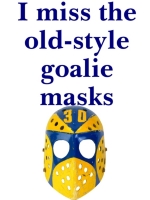 This design is for the older hockey fan who has a sense of history about this great game.