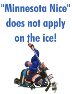 If you are a fan of Minnesota hockey and Minnesota nice then this design is for you.
