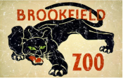 This is a vintage poster from 1936 for the Brookfield Zoo. This retro t-shirt has a distressed look as though you've had it for years.