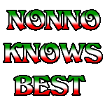 Here you will find many quality gift items with "Nonno Knows Best" design, including t-shirt or t-shirts, sweatshirts, coasters, cutting boards and more.