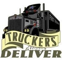 Truckers carry goods across America's highways. Show some trucker attitude with this original design from Thomas Carlson. Truckers always deliver.