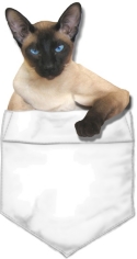 You can't take them with you, but you can keep them in the pocket of your t-shirt. Your favorite pet to keep you company.