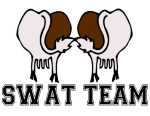 Funny police shirts, police humor shirts, funny SWAT shirts, funny cow shirts.