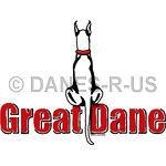 Sometimes JT the Merle Dane will turn his ears backwards to hear me but will not even give me the time of day. This dane, available in all colors, including stubborn merle, sits in the same style upon the words "Great Dane" and just ignores the world! lol