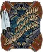Deep teals and rust colors harmonize to make this a one of a kind design that you will be proud to wear, or give as a gift! Don't miss our glass cutting boards, aprons, coasters, and jumbo tote bags with this design!