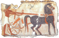 This is only a very small part of a larger mural depicting an overseer assessing the crops.