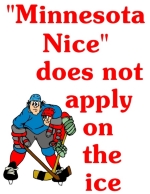 This Minnesota Nice design stands out more in red. If you live in the State of Puck and love the game then this shirt is for you.