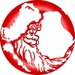 'Tis, methinks, on any ground
Where our Shakespeare's feet are set.
There smiles Christmas, holly-crown'd
With his blithest coronet:
Friendship's face he loveth well:
'Tis a countenance whose spell
Sheds a balm o'er every mead and dell
Where we used to fr