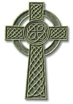 A beautiful classic Celtic cross with is its intricately intertwined designs.