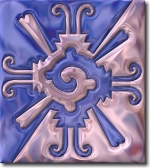 This beautiful design comes from the ancient Mayan civilization.