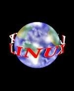 This nifty Linux t-shirt design shows the word Linux in 3-D lettering orbiting the Earth. It suggests that open source Linux is taking over the world.