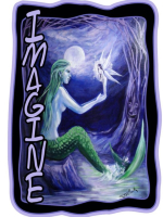 Wizard Magick, Faery Magick, Mermaid Magic, Sprite, Impish Muse and other little people who live in the magical realm on these t-shirts. When you go looking for them they will make themselves visible and work their magick for you.
