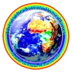 We're different, but that doesn't mean we don't belong here. The autistic home planet is...the earth. An image of the globe, with the message: The autistic home planet. I'm human. You're human. We're all from earth.