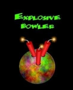 This crazy bowler t-shirt design has lit dynamite sticks poking from the finger holes of the bowling ball. It suggests a fanatical determination to bowl a strike.