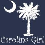 Carolina Girls are the best in the world! Choose your favorite shirt style and color for this red version of our popular carolina girl design that also features the palmetto and moon logo of South Carolina.