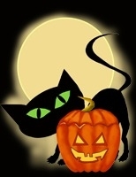 Black cats, carved pumpkins, jack o lantern glowing in the moonlight create the spells of Holloween and Blessed Samhain. Feel festive when you wear this cute holloween t-shirt