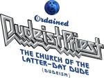 Show the world you're an ordained Dudeist Priest at The Church of the Latter-Day Dude (Dudeism.com) with this reworking of the hard rock band Judas Priest's logo.
