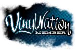 Meet other VinylNation members in the parks and at trading events by sporting your VN Member or Trader apparel! There are two design options to choose from. There is the MEMBER design which shows your support for your favorite vinyl website, and then ther