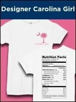 Carolina Girls are sweet, stylish and the best in the world! Wear one of these shirts with flip flops, while drinking sweet tea or anytime. Some Carolina Girl designs feature the South Carolina palmetto moon logo. Get yours today!
