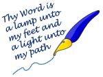 Thy Word is a lamp unto my feet and a light unto my path. If we meditate on the Word of God, we will be guided on our daily walk with the Lord.