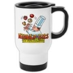 Fight E.C.H.S.! "Empty Cup Holder Syndrome"! It's reaching epidemic proportions in America and parts of Europe. Do your part today by filling all of the empty cup holders in your vehicle with a Nibbly-Bits Travel mug. We all must do our part!