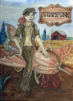 Steampunk is based upon fictional stories that are based on an alternate universe vision of the Victorian era had modern technologies been invented or past technologies been utilized for modern functions. Inspired by stories such as those of Jules Verne,