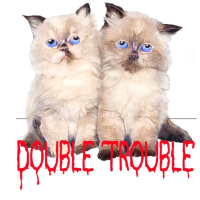 Adorable you say! 2 kitten, how sweet is that? Kitty owners know that they are definitely a handful and more. Watch out for that lamp - opps too late! Double Trouble with two kitties around the house. Buy 2 or more and save.
