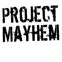 Look good while being bad in this distressed print Project Mayhem apparel. 