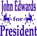 Show your support for John Edwards For President with a t-shirt, hoodie, or tank top.