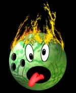 This bold flaming bowling ball shirt design shows a blazing bowling ball with licks of fire coming off the top. A bright and colorful bowling design gift for any bowler.