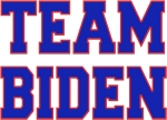 It takes a team to win any election and the volunteers are some of the most important people on the team. Let the world know you are a Proud Member of TEAM BIDEN with a t-shirt, sweatshirt, or tank top.