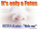 JUST A FETUS?