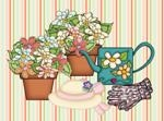 These are simply lovely cutting boards, wonderful gifts for moms for Mother's Day or Christmas, even Valentine's Day! Country style garden look cutting boards look amazing in the kitchen or in the art/craft room!