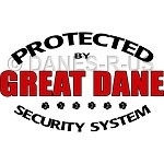 Let people know on your walks or just around town not to MESS with YOU 'cause you're "protected" by a walking, barking, leaning, slobbering Great Dane Security system.