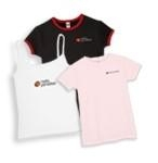 A variety of Radio Paradise shirts fitted especially for women.