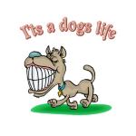 Great dog gifts and clothing for those with a passion for dogs. Click on a design to see it on a variety of kids womens, girls and adult t-shirts and other doggie clothing.