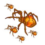 Click on a spider or other creepy crawly design below to see it on t-shirts, hoodies and other clothes.