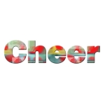 Here's a subtle, yet colorful design for all of the cheerleaders out there! Hurry to get this unique t-shirt from Kayecee and Company! <br><br><b>Check out all of our other <a href="http://www.printfection.com/cheer">cheerleading designs!</a></b>