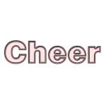 Are you looking for a subtle cheerleading design? This design is elegant, yet simple and looks great on our t-shirts! <br><br><b>Check out all of our other <a href="http://www.printfection.com/cheer">cheerleading designs!</a></b>