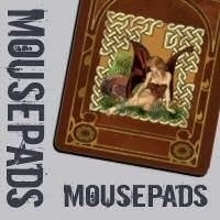 Put a little color and style to your workplace or office - with our stylish mousepads - Perfect for optical, laser, or roller mice! Unique, colorful Celtic Art, Original Art, Vintage & Retro designs and miscellaneous other art designs