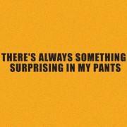 <span id="wow">There's always something surprising in my pants</span> Hmmm, what could I be hiding in my pants? Go ahead...Take a look!