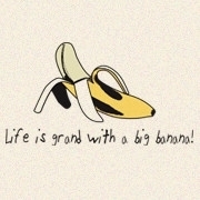<span id="wow">Life is grand with a big banana!</span> Ask Doc Trauma -- his life is pretty grand. The bigger the banana, the more there is to share!
