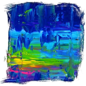Blue Abstract with vibrant colors,crystal cave,stalagmites,stalactites,magic and pagan.
Click to see this colorful abstract painting on tee shirts, mousepads, hats, bags, coasters and many other gifts.