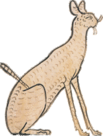 Cats were valued as a household companion. The cat also haunts the funerary realm, where it slinks among the spirits of the underworld.